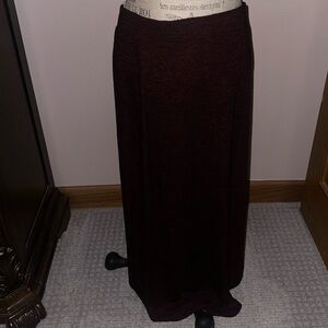 Sweater maxi skirt